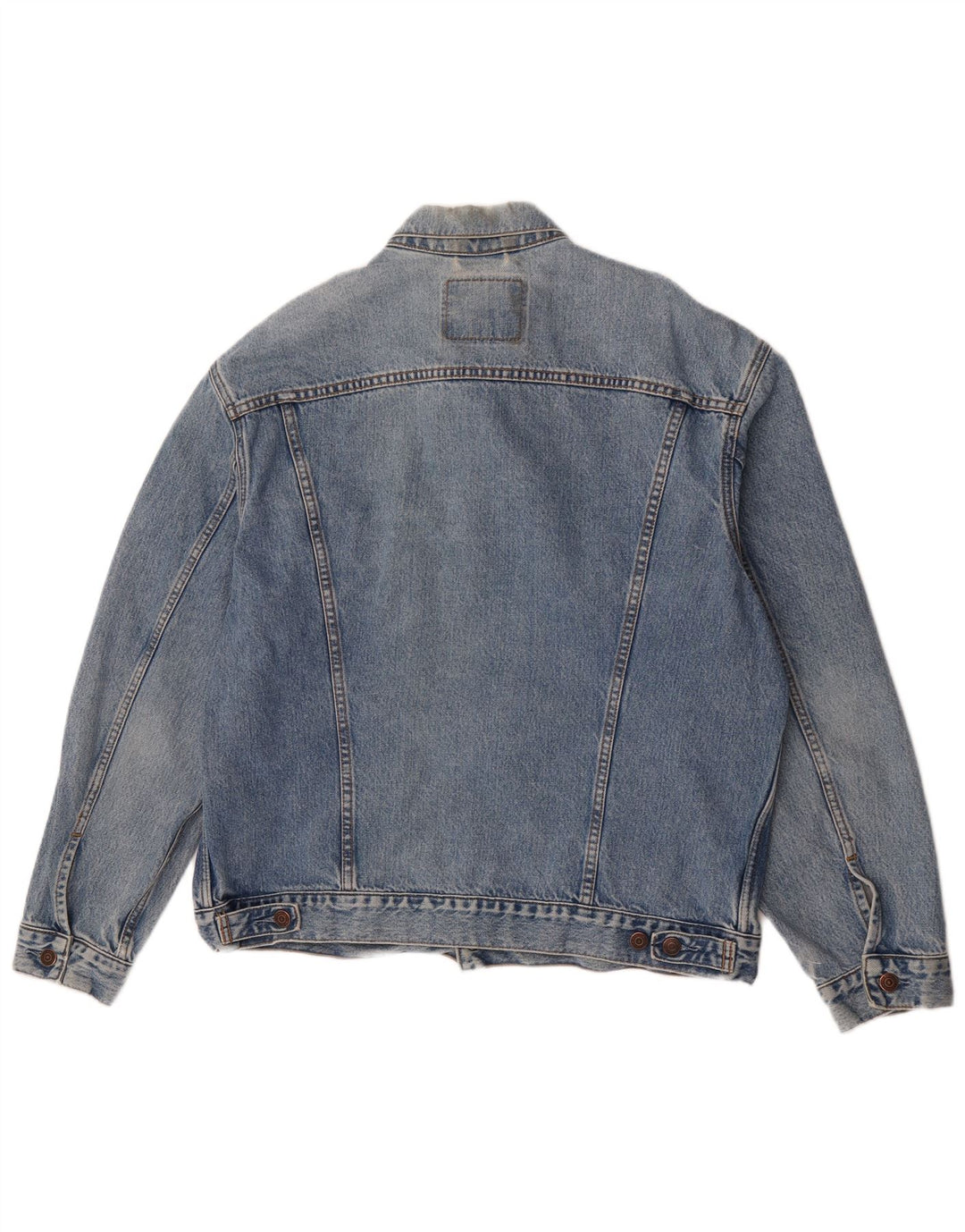 Levi's Mens Denim Jacket UK 42 XL Blue Cotton