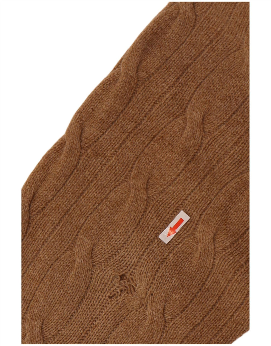 Benetton Mens Roll Neck Jumper Sweater 2XL Brown