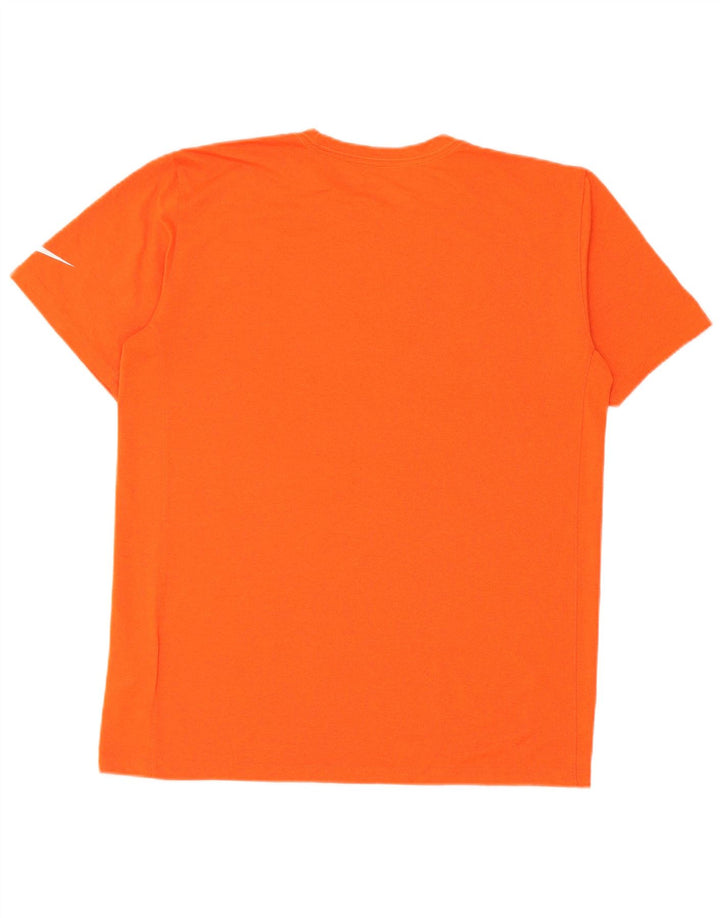 Nike Mens Miami Dolphins Graphic T-Shirt Top Medium Orange Polyester