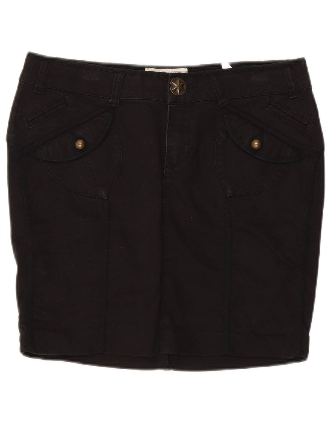 Guess Womens Mini Skirt W28 Medium  Black Cotton