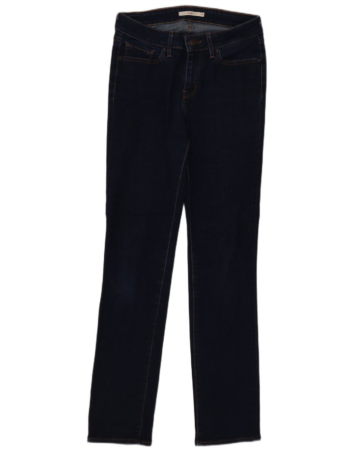 LEVI'S Womens 712 Slim Jeans W29 L31 Navy Blue Cotton