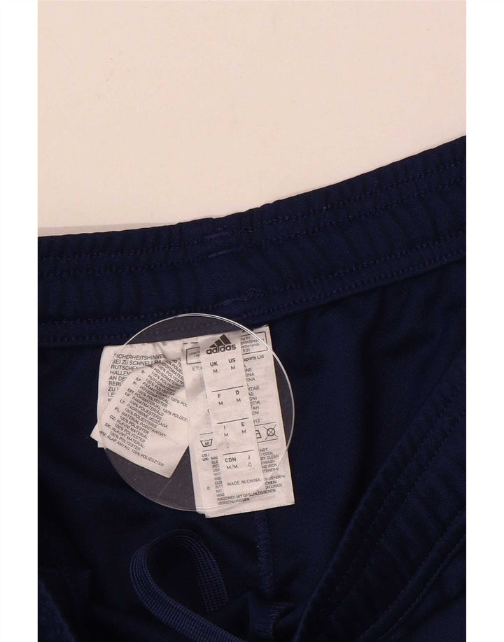 Adidas Mens Climacool Tracksuit Trousers Medium Navy Blue Polyester