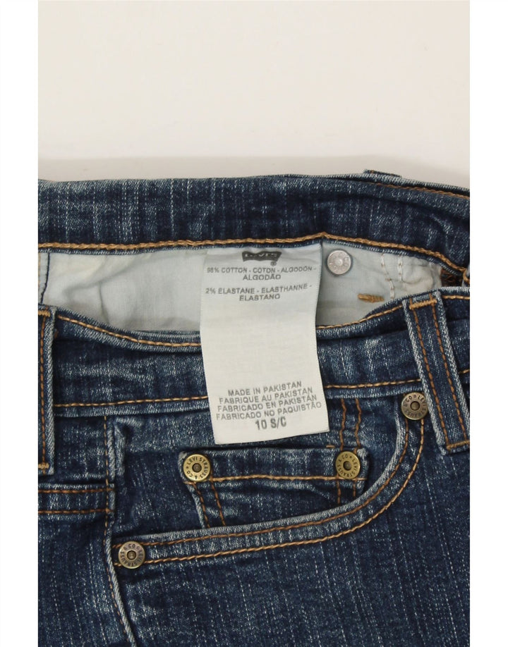 LEVI'S Womens 512 Denim Shorts US 10 Large W32 Blue Cotton Vintage Levi's and Second-Hand Levi's from Messina Hembry 