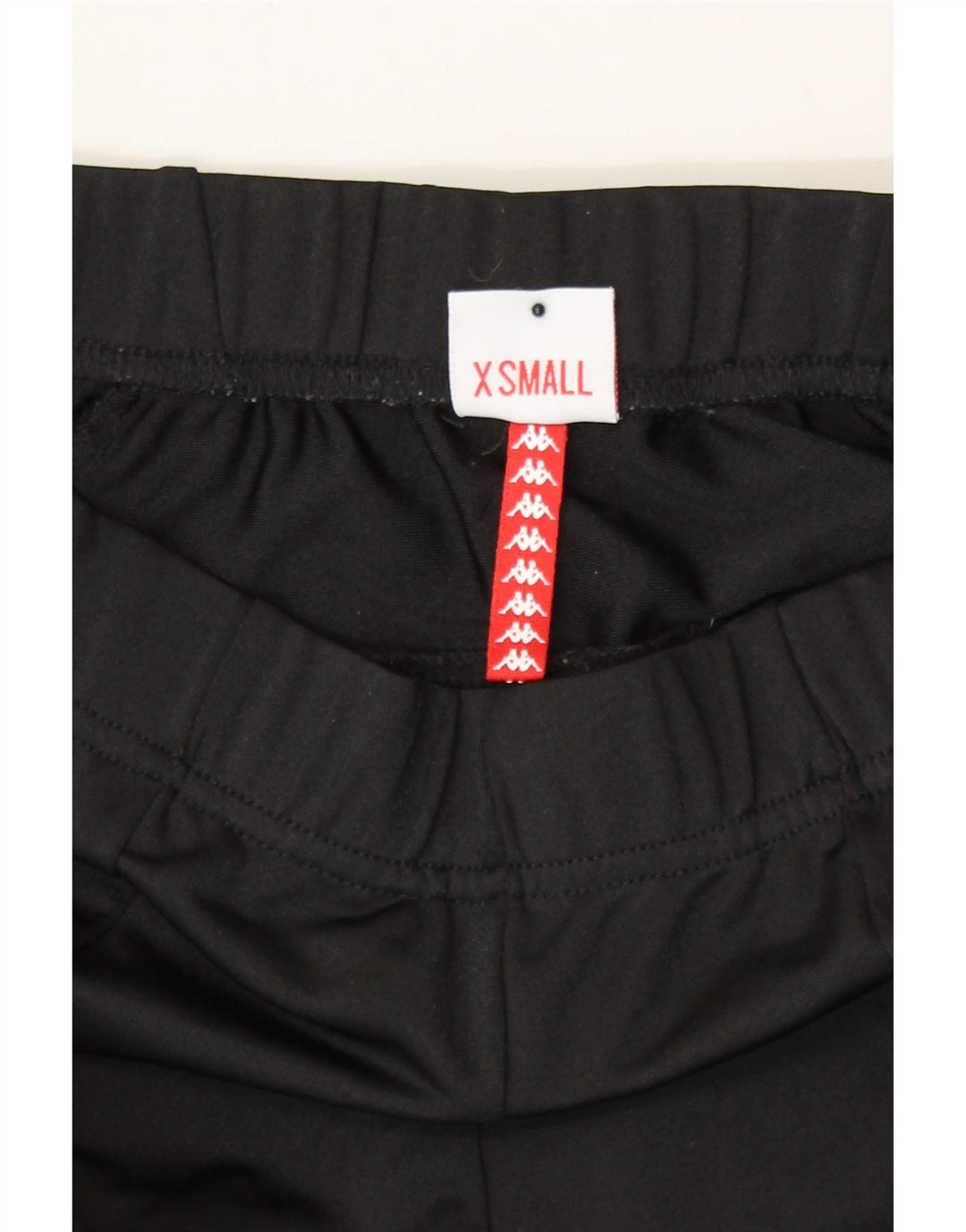 KAPPA Womens Graphic Leggings UK 4 XS  Black Vintage Kappa and Second-Hand Kappa from Messina Hembry 