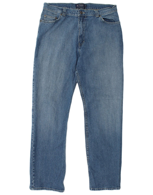 Marks & Spencer Mens Blue Harbour Comfort Fit Straight Jeans W34 L31 Blue