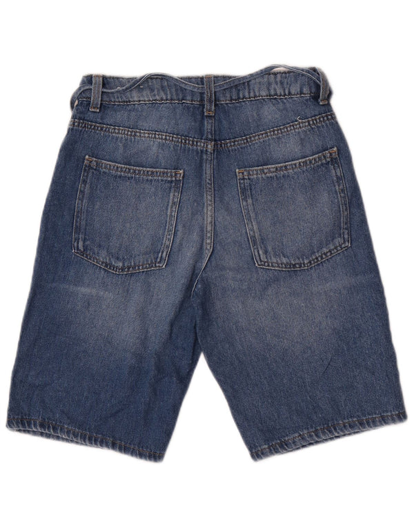 Zara Girls Denim Shorts 13-14 Years W26  Blue Cotton