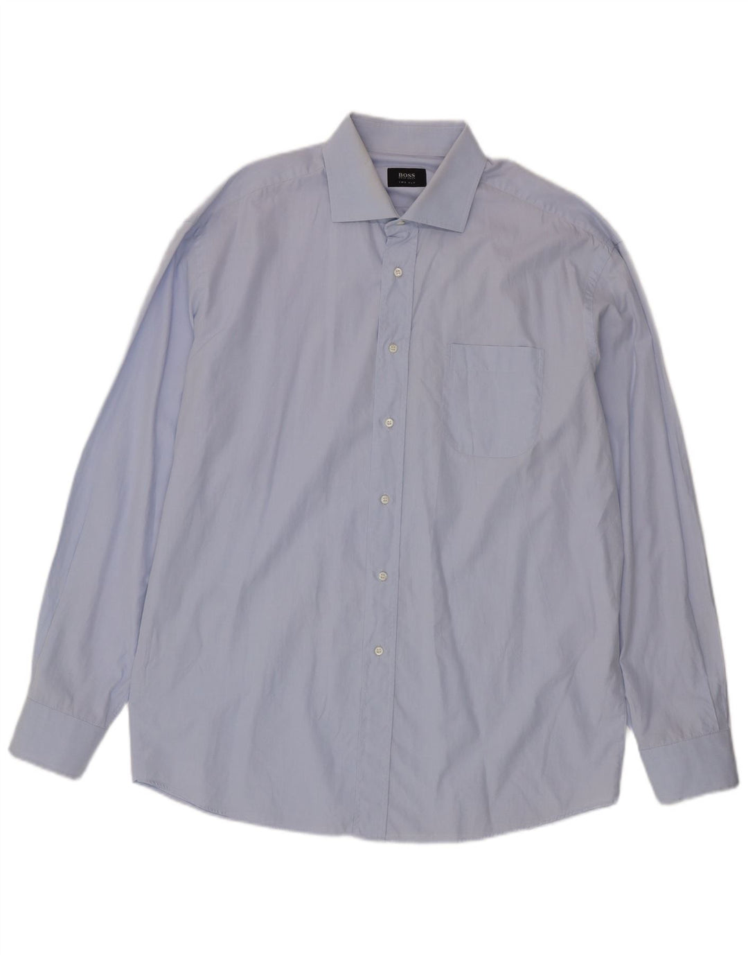 Hugo Boss Mens Shirt Size 45 17 1/2 XL Blue