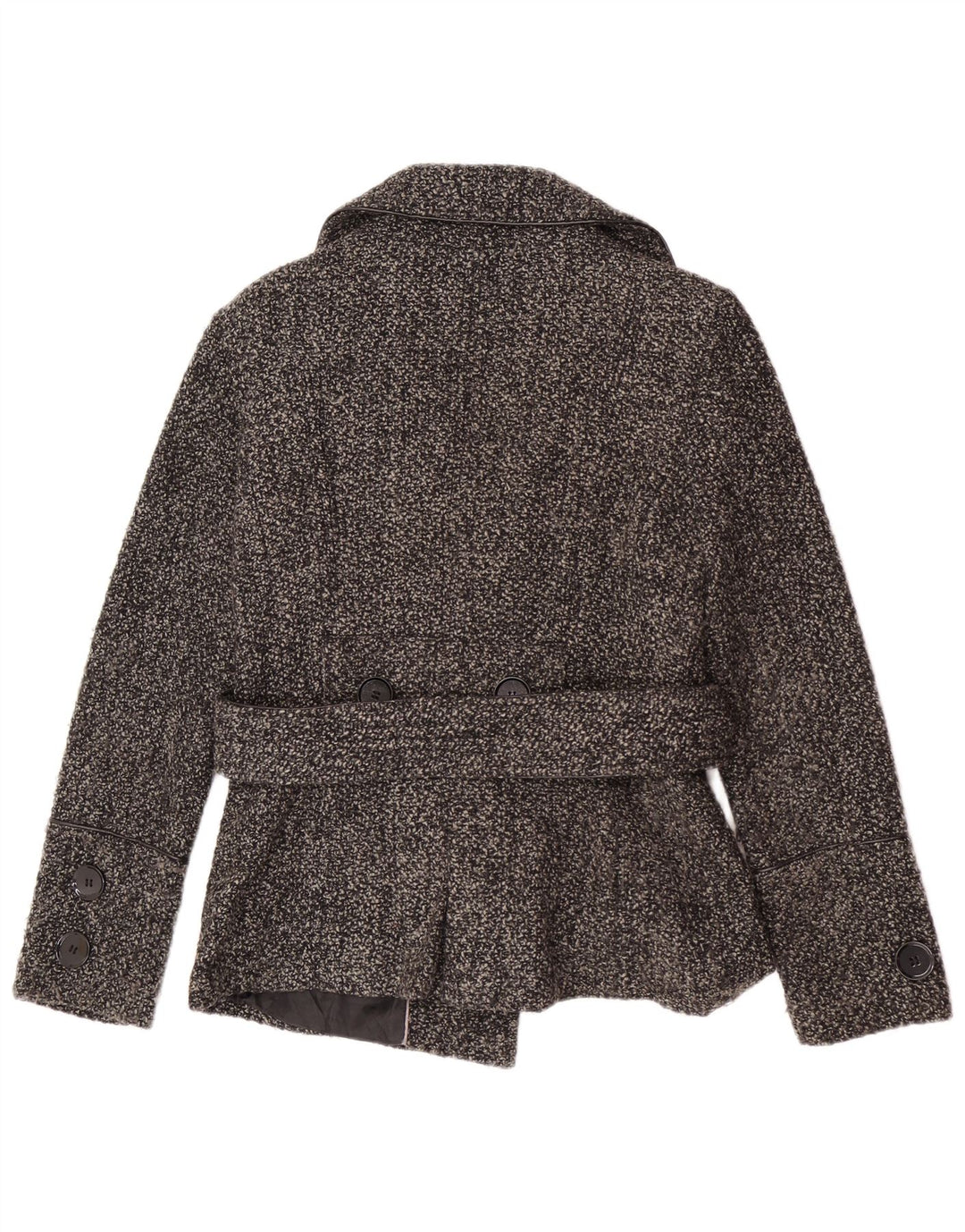 Zara Womens 3 Button Blazer Jacket UK 10 Small Grey