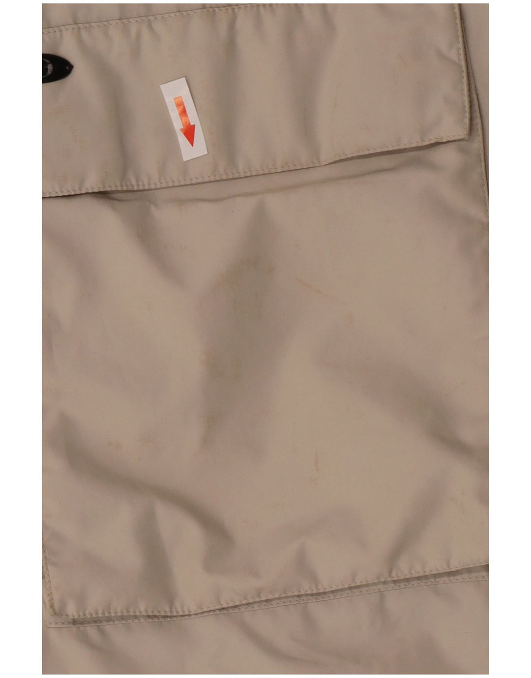 Sergio Tacchini Womens Padded Coat IT 46 Large Beige Polyester