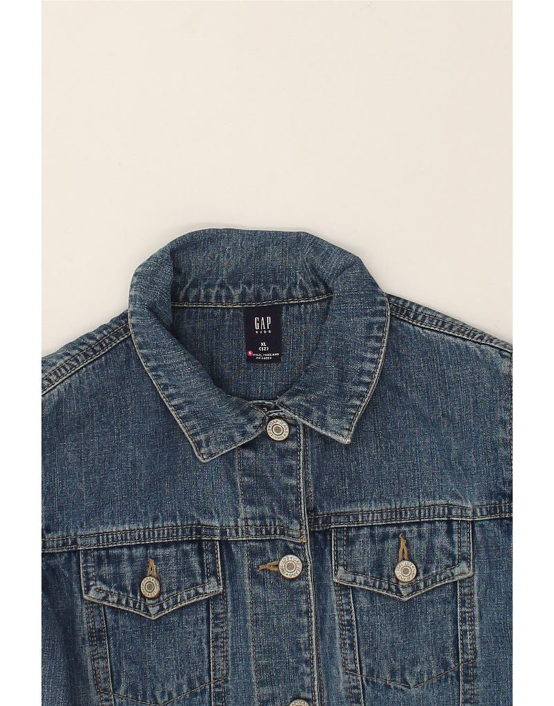 GAP Girls Crop Denim Jacket 11-12 Years XL  Blue | Vintage Gap | Thrift | Second-Hand Gap | Used Clothing | Messina Hembry 