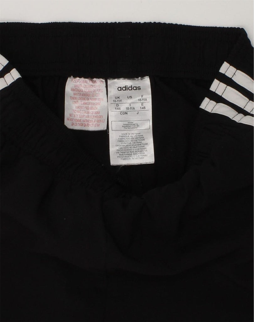 ADIDAS Boys Sport Shorts 10-11 Years Black Polyester | Vintage Adidas | Thrift | Second-Hand Adidas | Used Clothing | Messina Hembry 