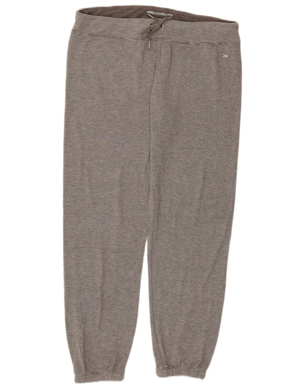 TOMMY HILFIGER Womens Tracksuit Trousers Joggers UK 16 Large  Grey
