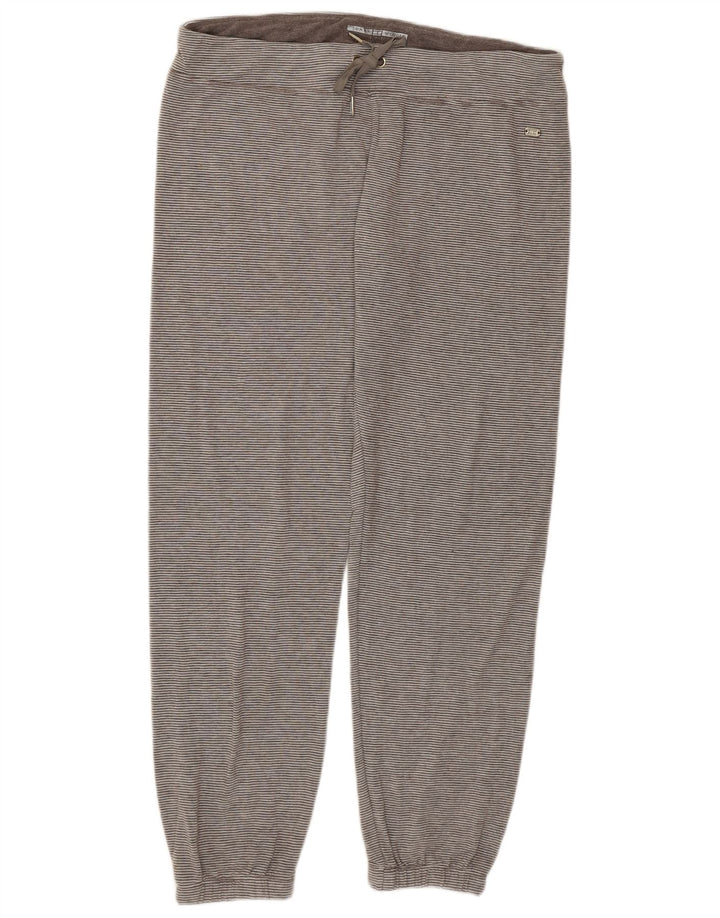 TOMMY HILFIGER Womens Tracksuit Trousers Joggers UK 16 Large  Grey