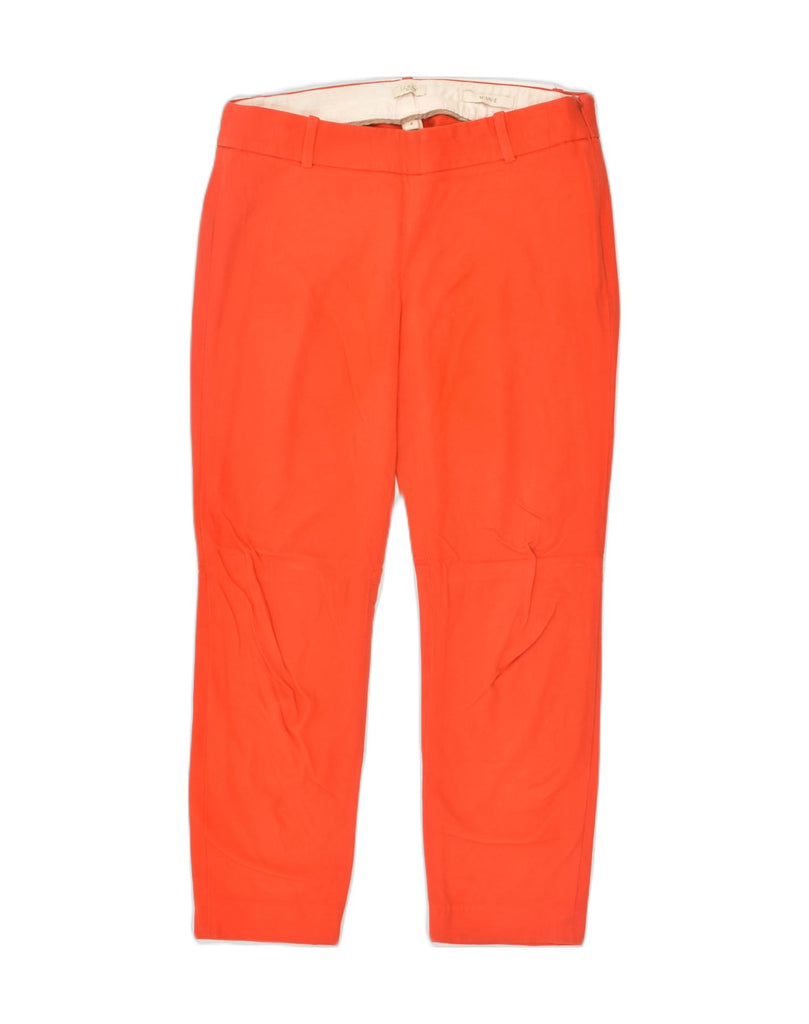 J. CREW Womens Straight Chino Trousers US 4 Small W32 L24 Orange Cotton | Vintage J. Crew | Thrift | Second-Hand J. Crew | Used Clothing | Messina Hembry 