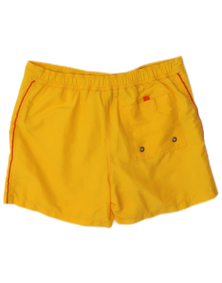 Sergio Tacchini Mens Swimming Shorts Medium  Yellow Polyester