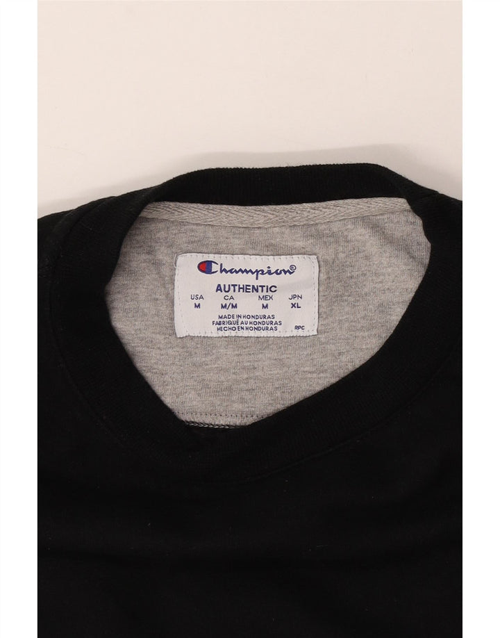 Champion Mens Sweatshirt Jumper Medium Black