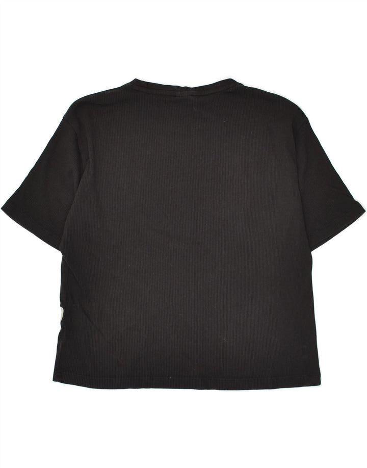 PUMA Girls Graphic T-Shirt Top 13-14 Years Black | Vintage Puma | Thrift | Second-Hand Puma | Used Clothing | Messina Hembry 
