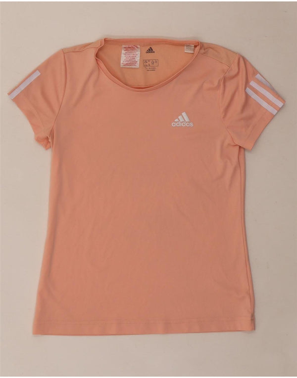 ADIDAS Girls Climacool T-Shirt Top 12-13 Years Pink