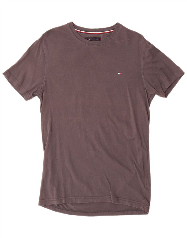 Tommy Hilfiger Mens T-Shirt Top Small Grey Cotton