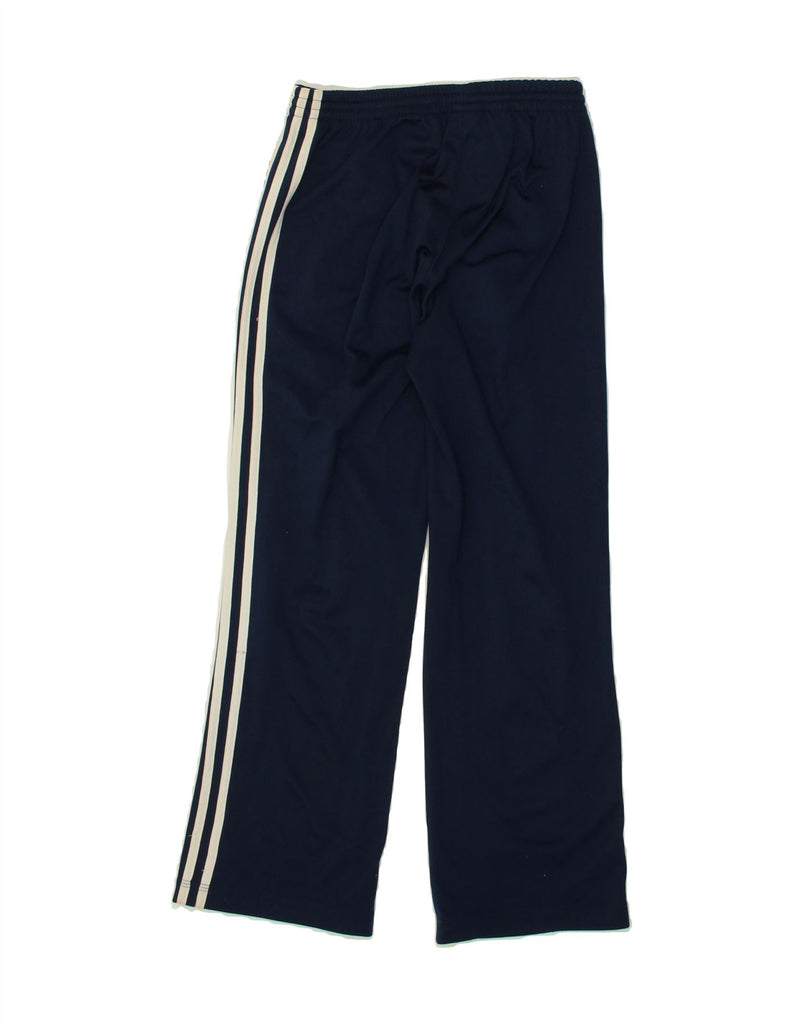 ADIDAS Boys Tracksuit Trousers 10-11 Years Navy Blue Polyester | Vintage Adidas | Thrift | Second-Hand Adidas | Used Clothing | Messina Hembry 