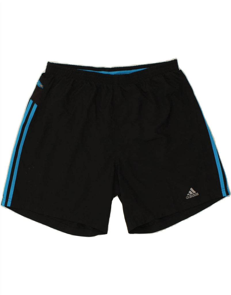 ADIDAS Mens Climalite Sport Shorts XL Black Polyester | Vintage Adidas | Thrift | Second-Hand Adidas | Used Clothing | Messina Hembry 