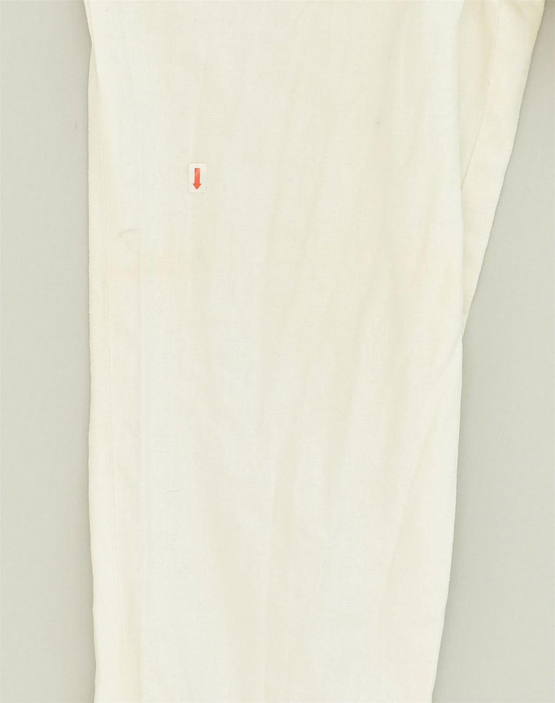 SEVENTY Womens Pegged Casual Trousers W24 L27 White Cotton | Vintage Seventy | Thrift | Second-Hand Seventy | Used Clothing | Messina Hembry 