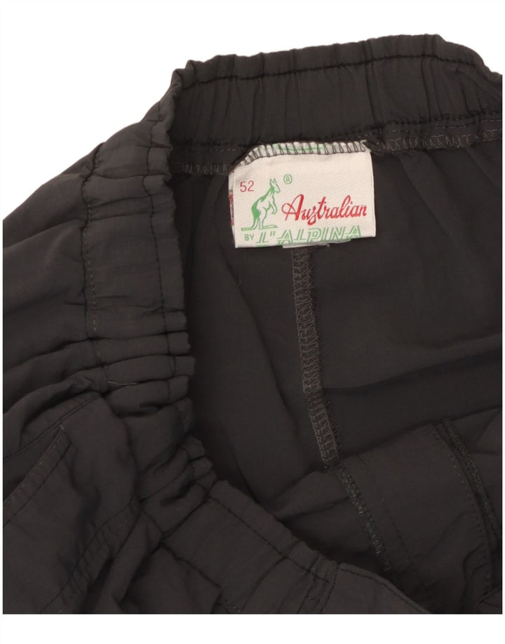 AUSTRALIAN L'ALPINA Mens Pegged Chino Shorts IT 52 Large W34 Grey