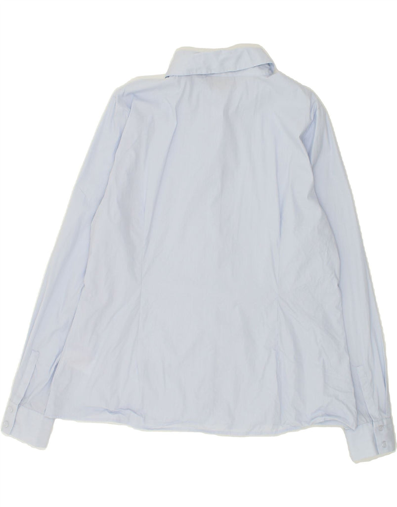 HOBBS Womens Shirt UK 18 XL Blue Cotton | Vintage Hobbs | Thrift | Second-Hand Hobbs | Used Clothing | Messina Hembry 