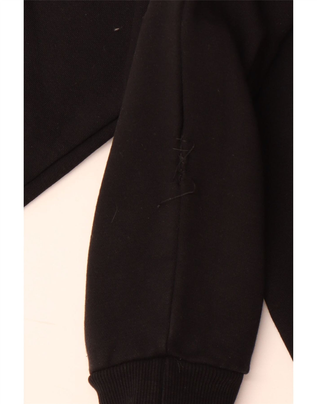 ELLESSE Mens Graphic Sweatshirt Jumper Large Black Cotton