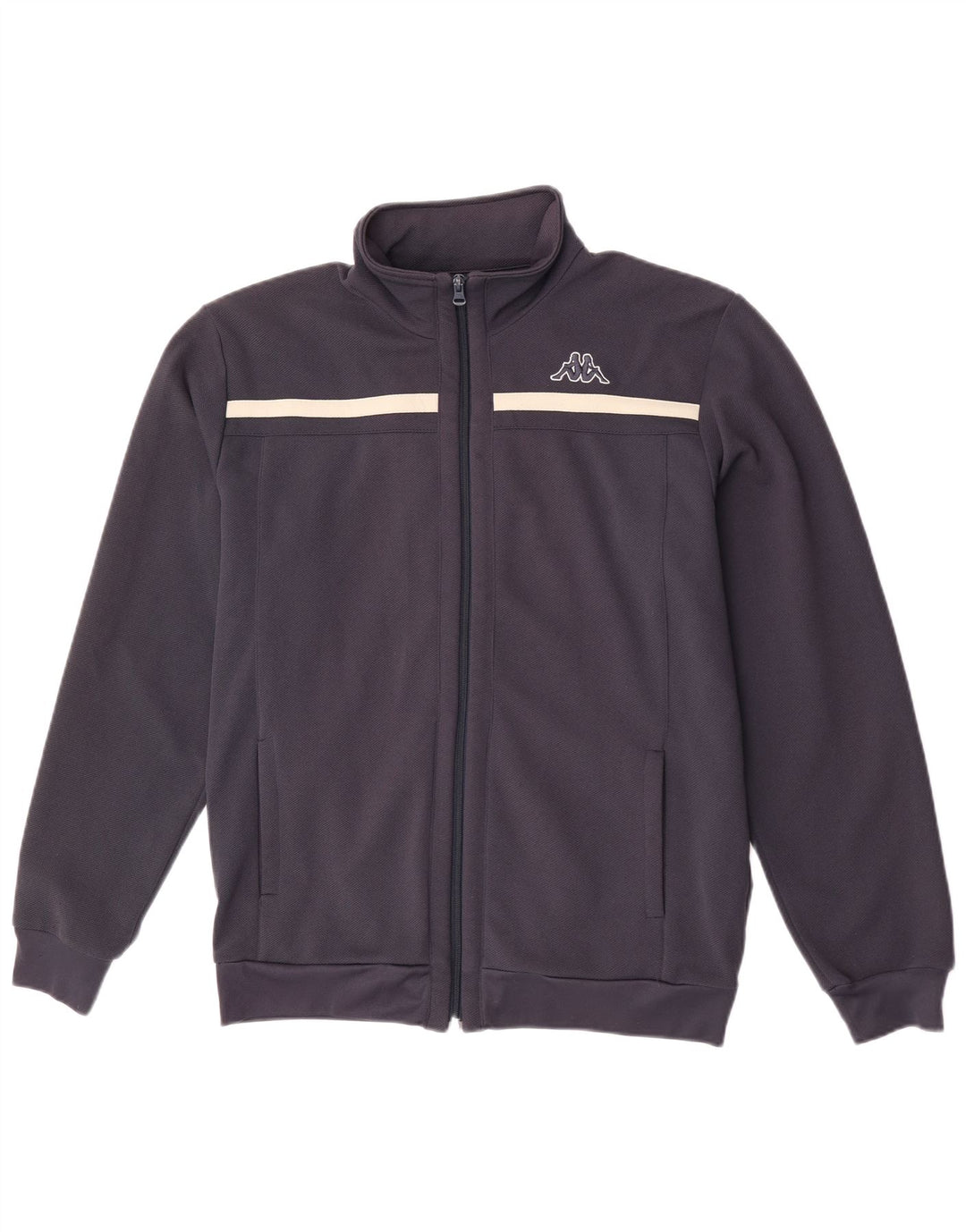 Kappa Mens Tracksuit Top Jacket XL Navy Blue Polyester
