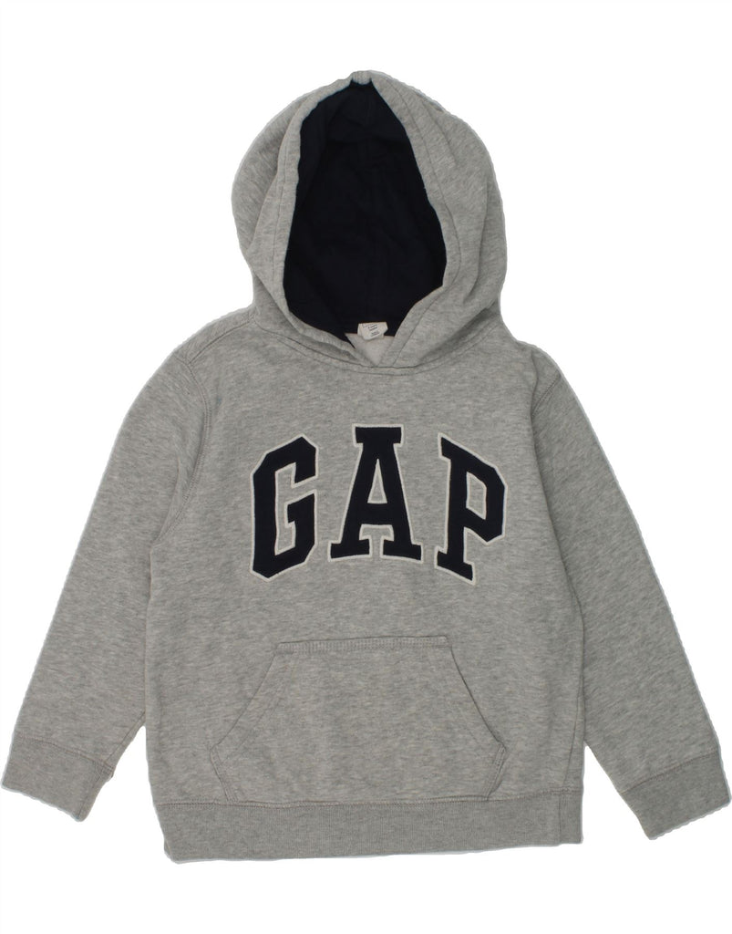 GAP Boys Graphic Hoodie Jumper 4-5 Years Grey Cotton | Vintage Gap | Thrift | Second-Hand Gap | Used Clothing | Messina Hembry 