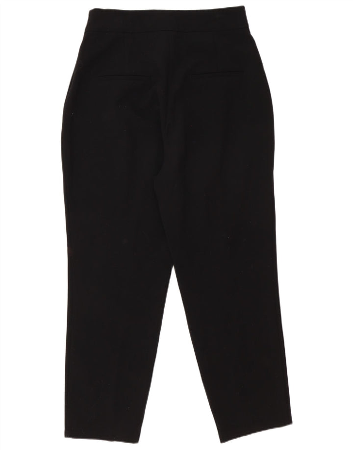 Zara Womens Tapered Casual Trousers Medium W30 L26 Black