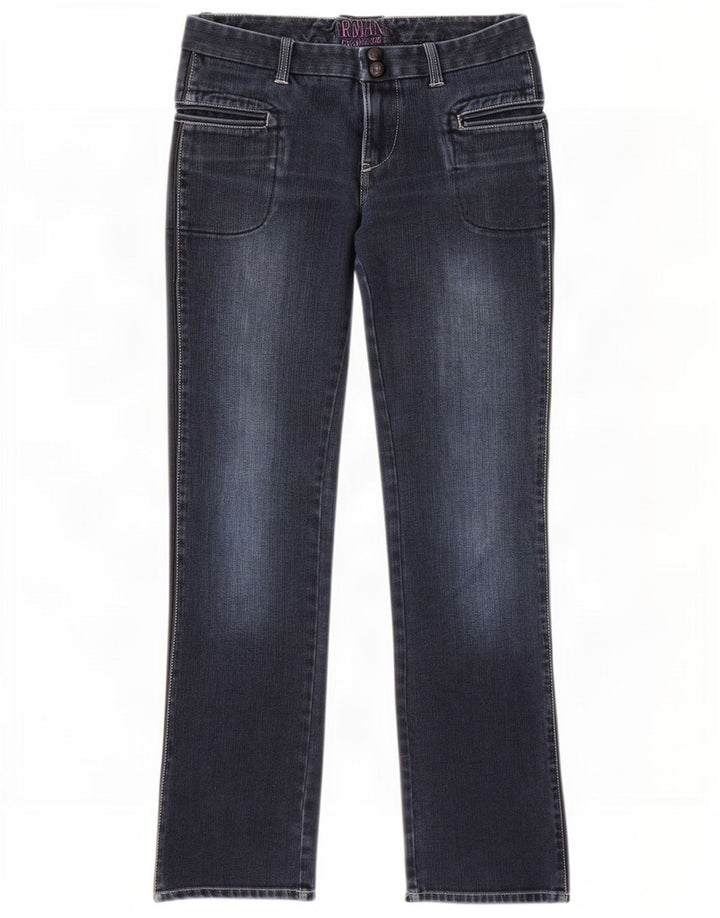 Armani Exchange Womens Bootcut Jeans US 6 Medium W28 L32 Navy Blue