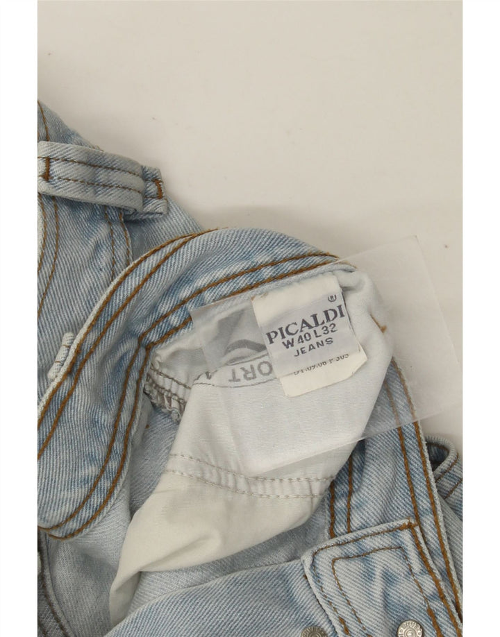 PICALDI Mens Loose Jeans W40 L32 Blue Cotton