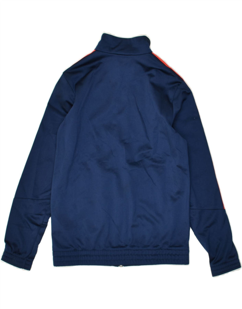 ADIDAS Boys Tracksuit Top Jacket 9-10 Years Navy Blue Polyester | Vintage Adidas | Thrift | Second-Hand Adidas | Used Clothing | Messina Hembry 