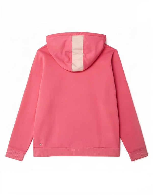 Puma Girls Graphic Hoodie Jumper 15-16 Years Pink Cotton