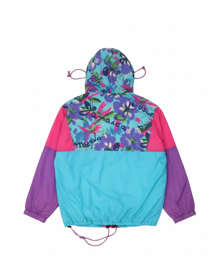 SHAMP Mens Graphic Rain Jacket UK 36/38 Small Multicoloured Colourblock Vintage Shamp and Second-Hand Shamp from Messina Hembry 
