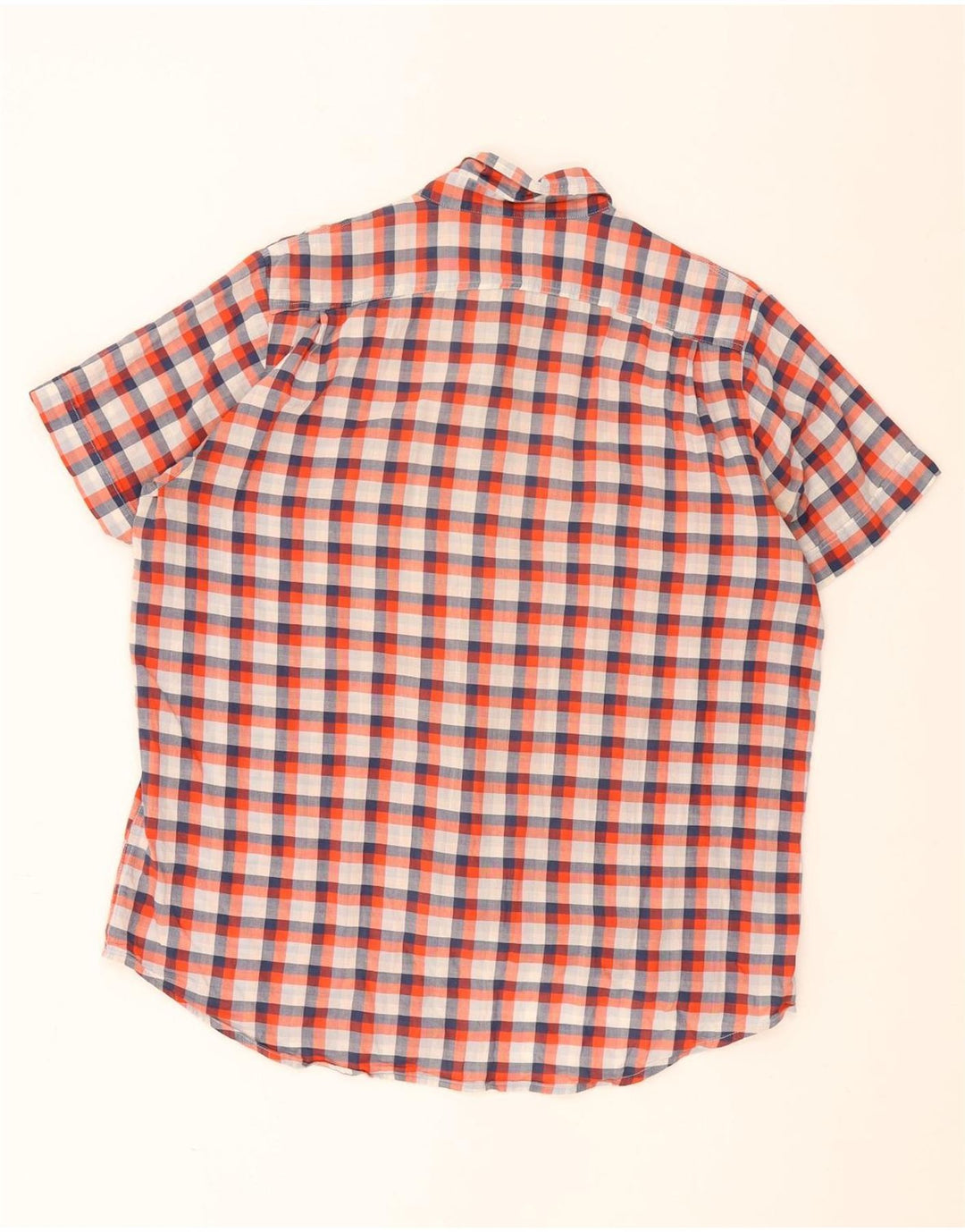 Lee Mens Short Sleeve Shirt Medium Multicoloured Check Cotton