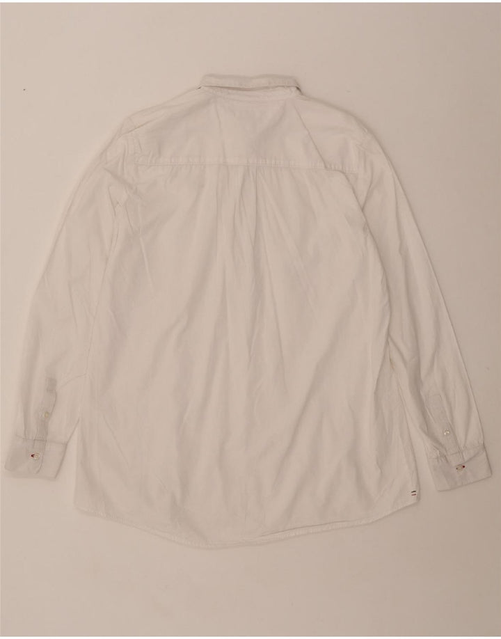 Tommy Hilfiger Womens Pullover Shirt UK 16 Large White