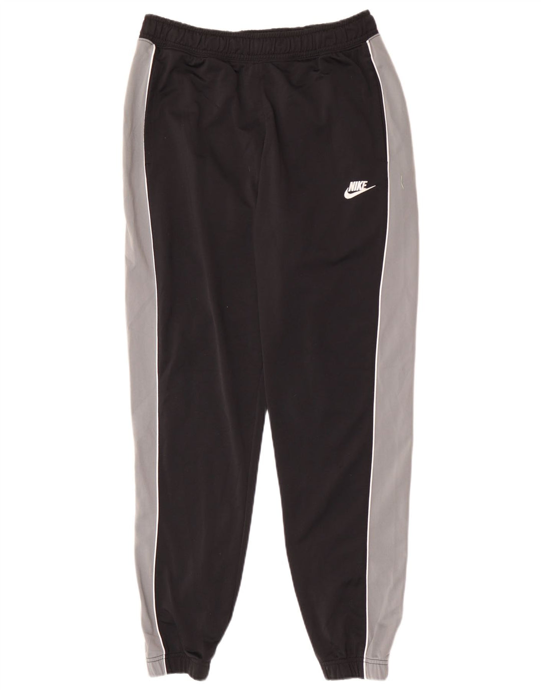 Nike Mens Tracksuit Trousers Joggers Large Black Colourblock Polyester
