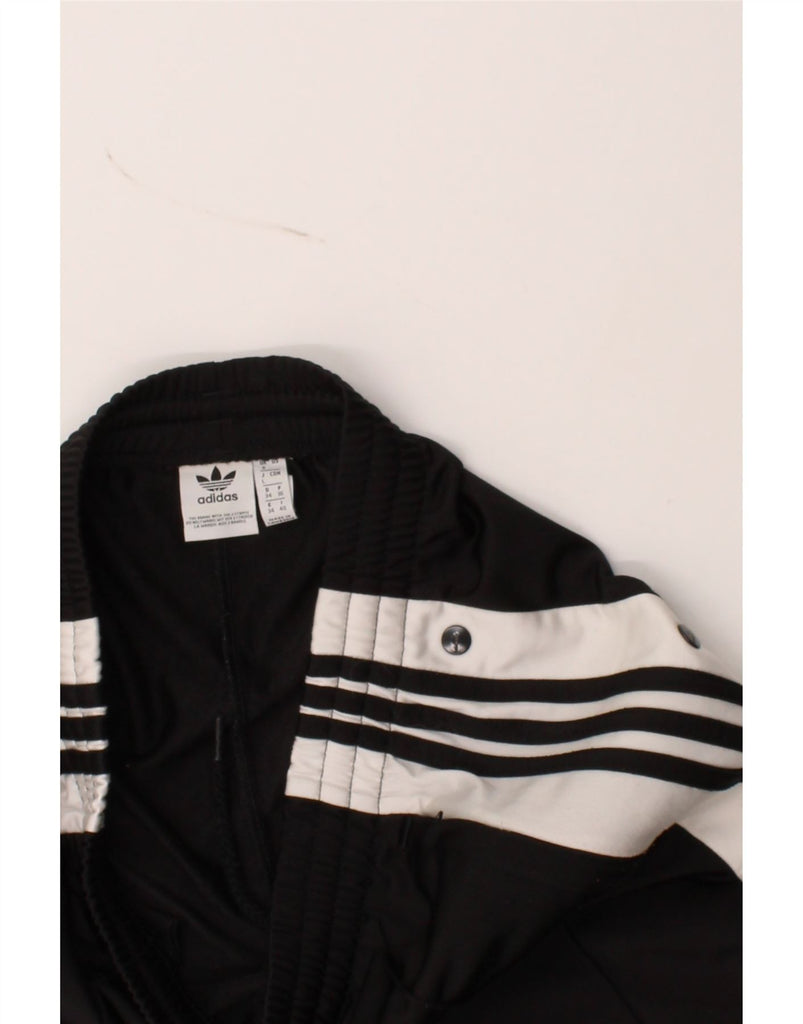 ADIDAS Mens Graphic Tracksuit Trousers UK 8 Small  Black Colourblock Vintage Adidas and Second-Hand Adidas from Messina Hembry 