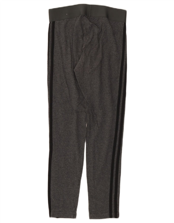 ADIDAS Womens Leggings UK 8 Small  Grey Cotton