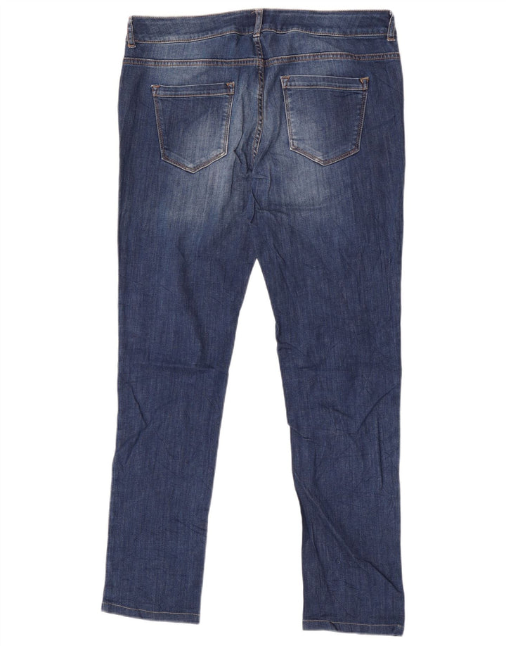 Massimo Dutti Womens Slim Fit Slim Jeans W36 L31 Navy Blue