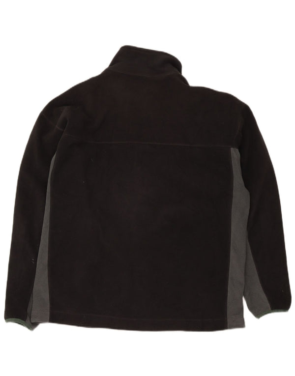 Marks & Spencer Mens Blue Harbour Fleece Jacket UK 38 Medium Black