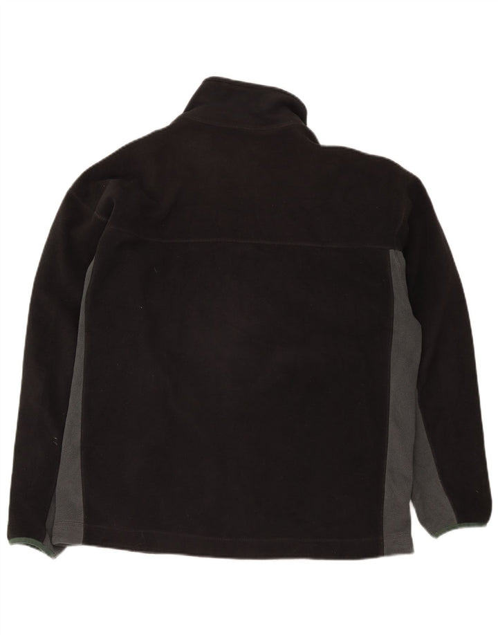 Marks & Spencer Mens Blue Harbour Fleece Jacket UK 38 Medium Black