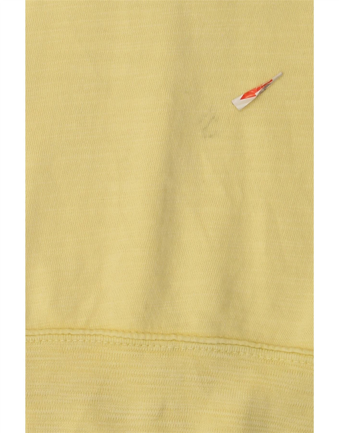 Marks & Spencer Womens Sweatshirt Jumper UK 14 Large Yellow Cotton