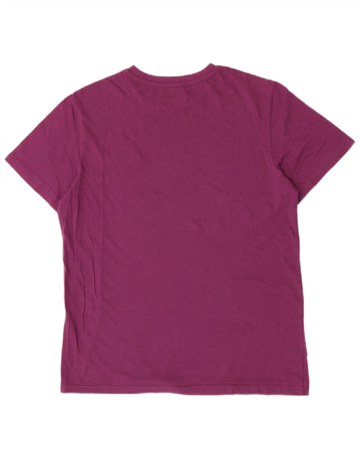 Lotto Mens T-Shirt Top Small Maroon