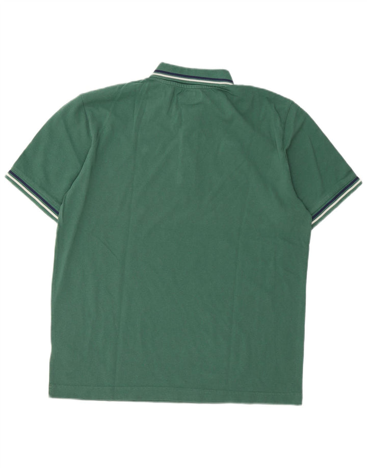 Kappa Mens Polo Shirt XL Green Cotton