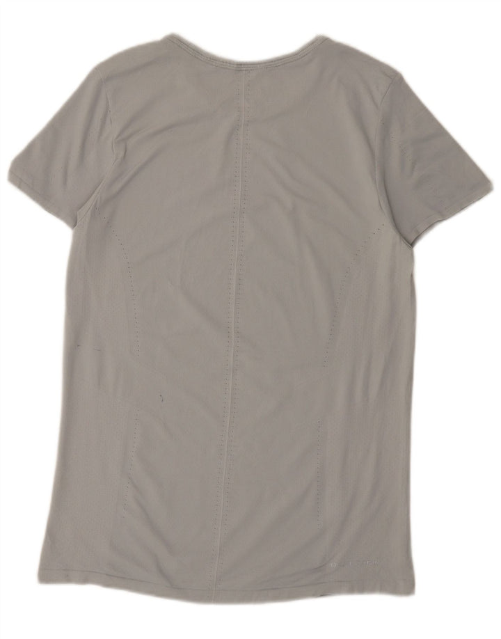NIKE Mens Dri Fit Slim Fit T-Shirt Top 2XL Grey