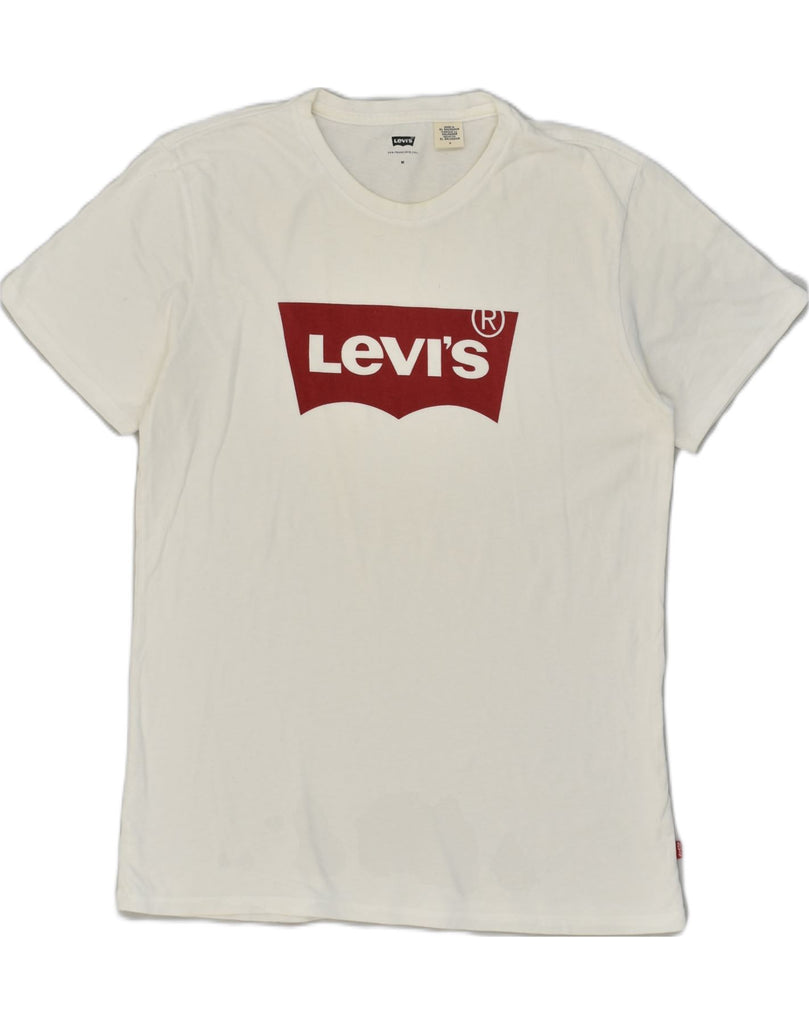 LEVI'S Mens San Francisco Graphic T-Shirt Top Medium White Cotton | Vintage Levi's | Thrift | Second-Hand Levi's | Used Clothing | Messina Hembry 